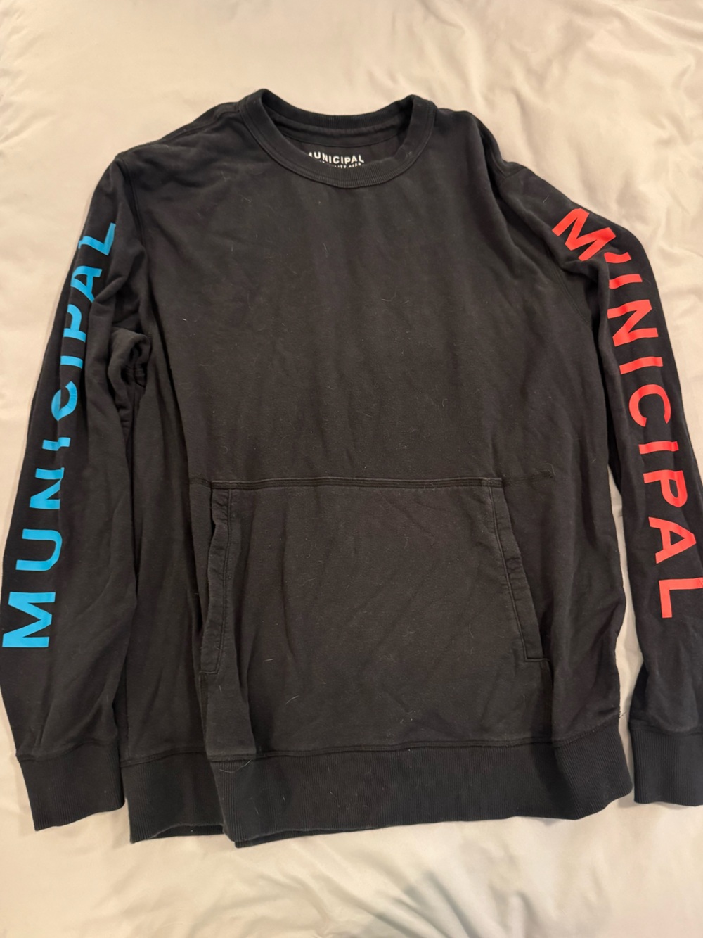 MUNICIPAL Black Crewneck Sweatshirt - Sport Utility Gear